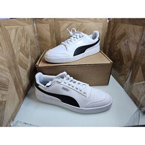 Brand New Puma Men's Classic Fashion Leather White Shoes Size 13.  024